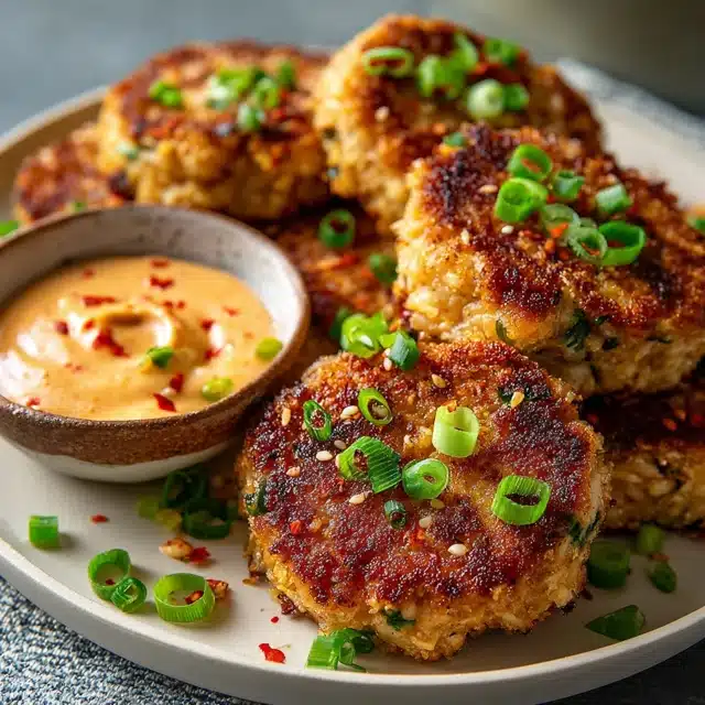 Asian Tuna Cakes with Spicy Mayo 11 11 69