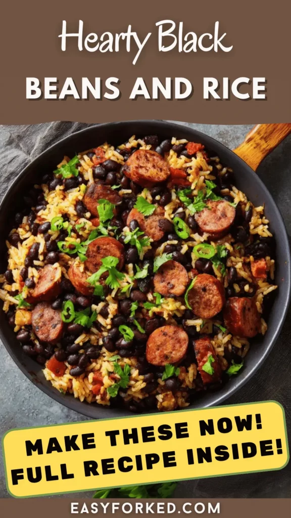 Hearty Black Beans and Rice with Sausage 14 2 10