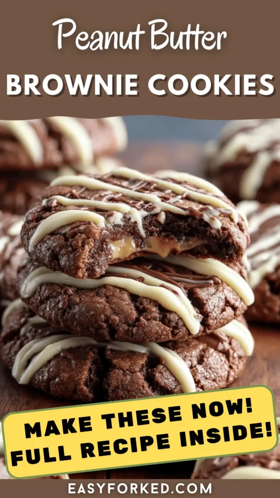 Peanut Butter Brownie Cookies 16 2 17
