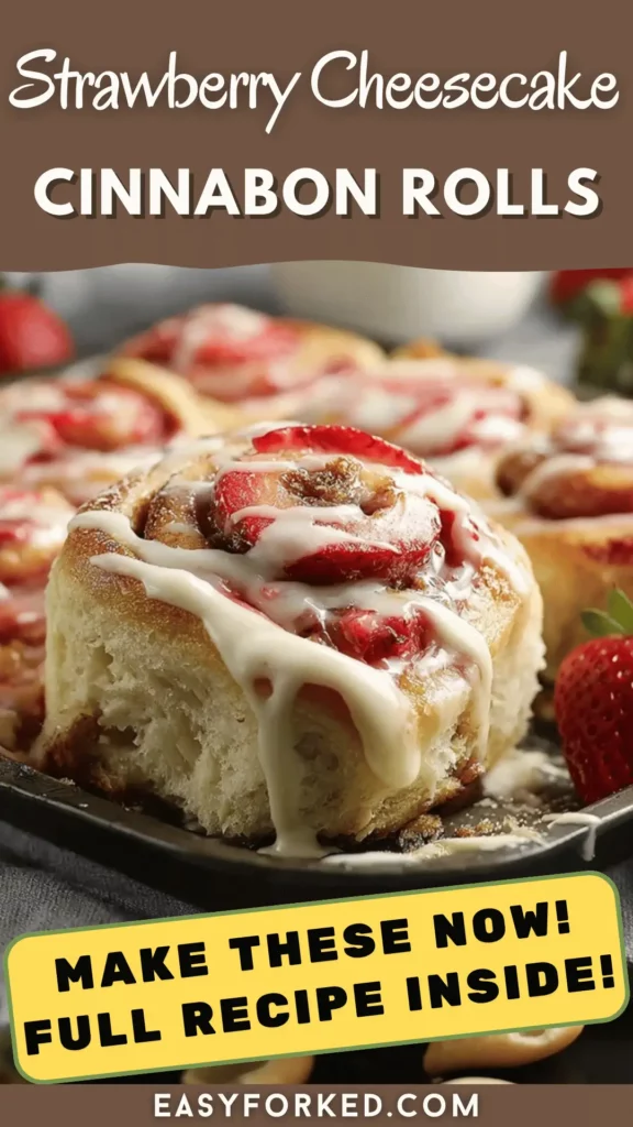 Strawberry Cheesecake Cinnabon Rolls 16 2 6