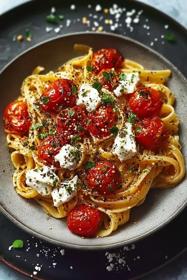 Roasted Tomato Garlic Pasta 17 44 12