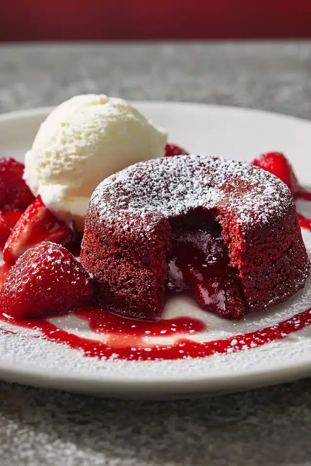 Red Velvet Molten Lava Cakes 17 44 8