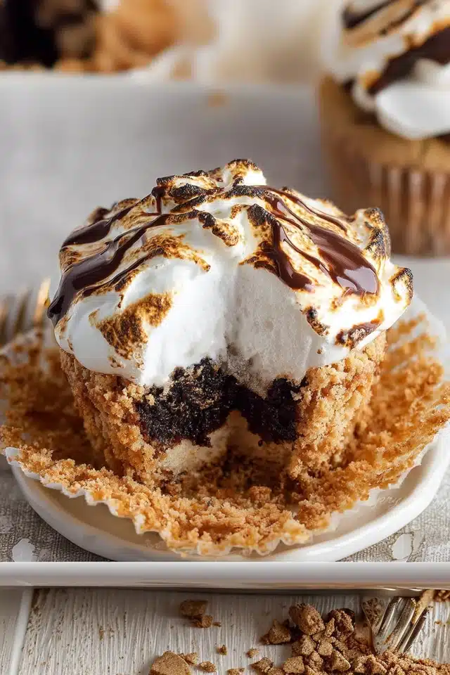 S’mores Cupcakes 10 55 16