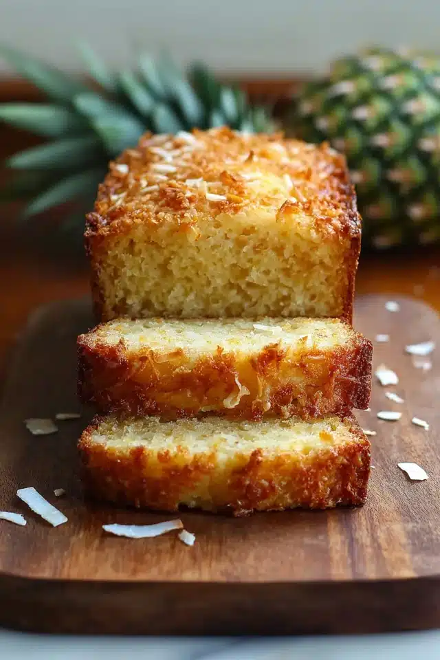 Pineapple Coconut Bread 10 55 6