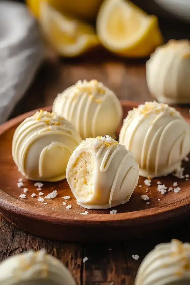 Lemon Cheesecake Truffles 10 55 65