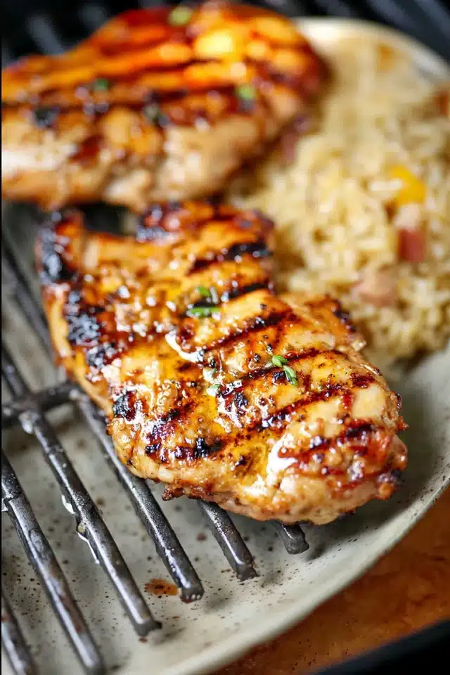 Orange Dijon Grilled Chicken 10 55 89