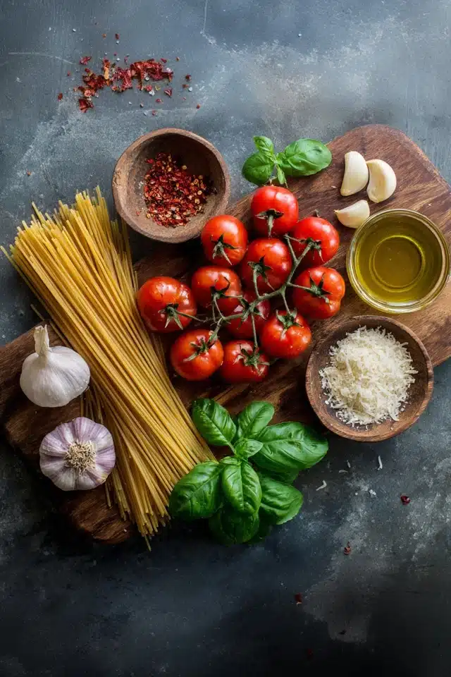 Roasted Tomato Garlic Pasta 13 66 11