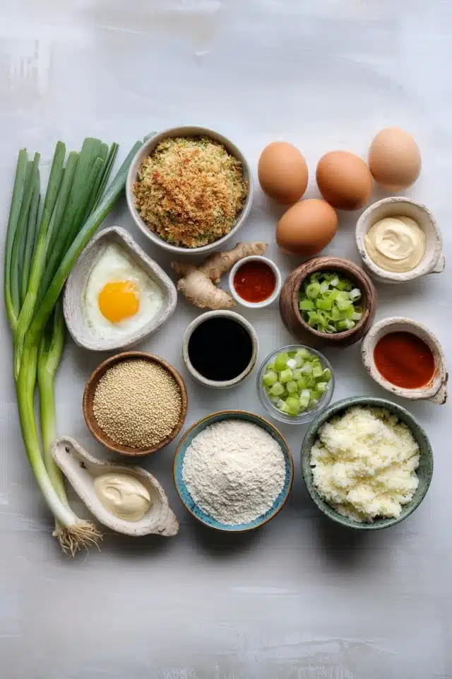 Asian Tuna Cakes with Spicy Mayo 13 66 70