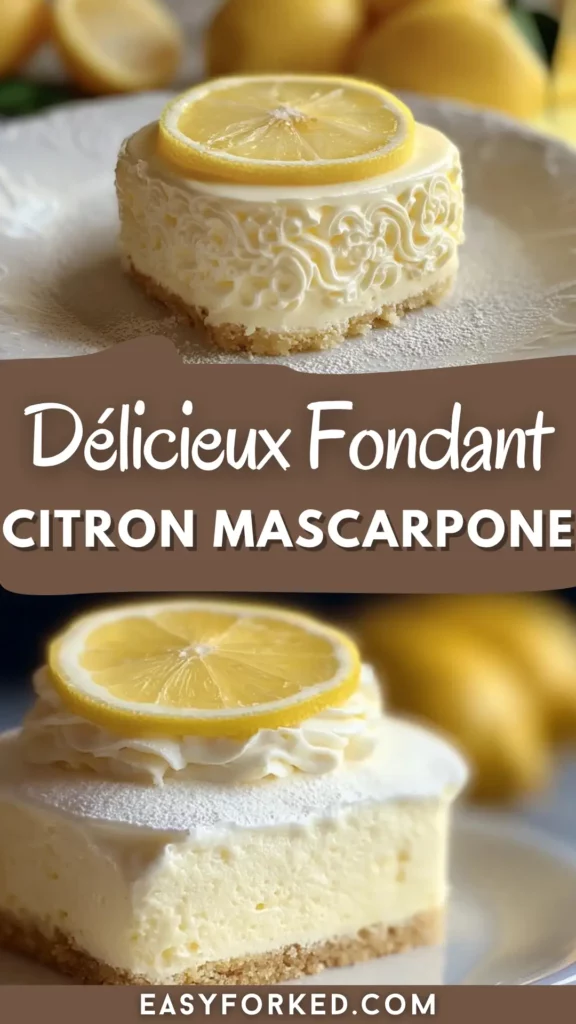 Délicieux Fondant Citron Mascarpone 14 1 39