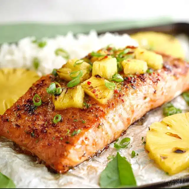 Honey Pineapple Salmon 11 11 29