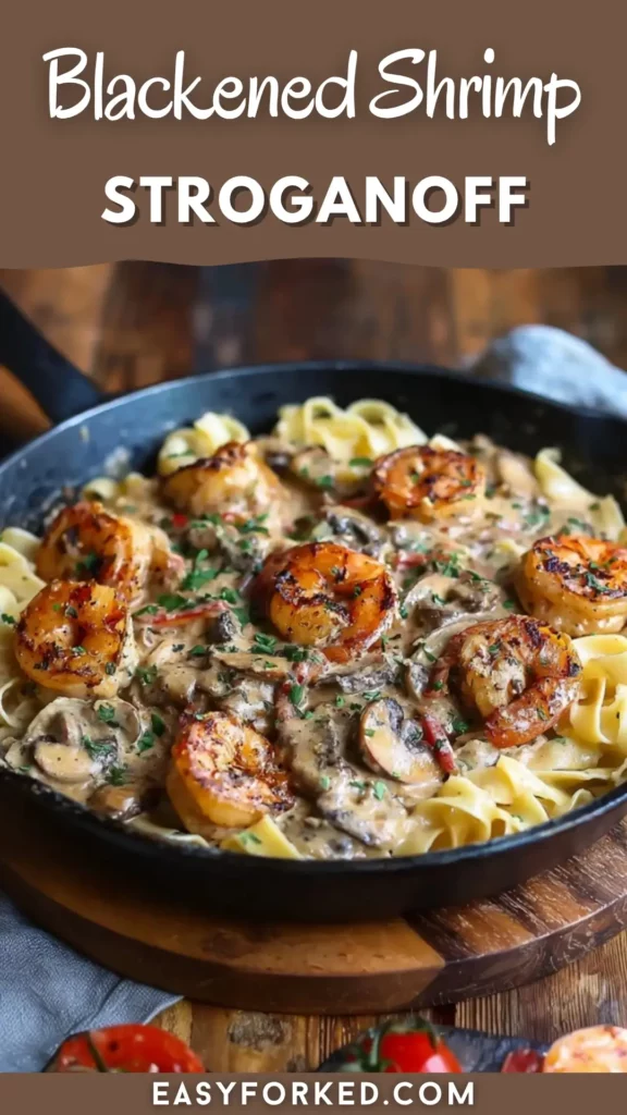Blackened Shrimp Stroganoff 16 2 15