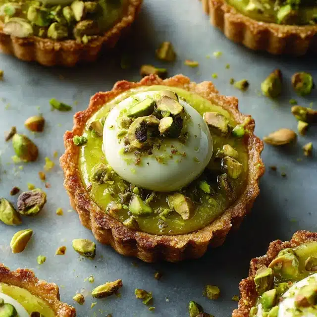 Mini Pistachio Tartlets 15 22 26