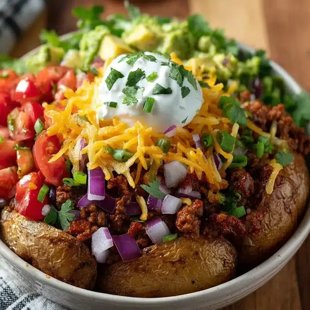 Loaded Potato Taco Bowl 15 22 82