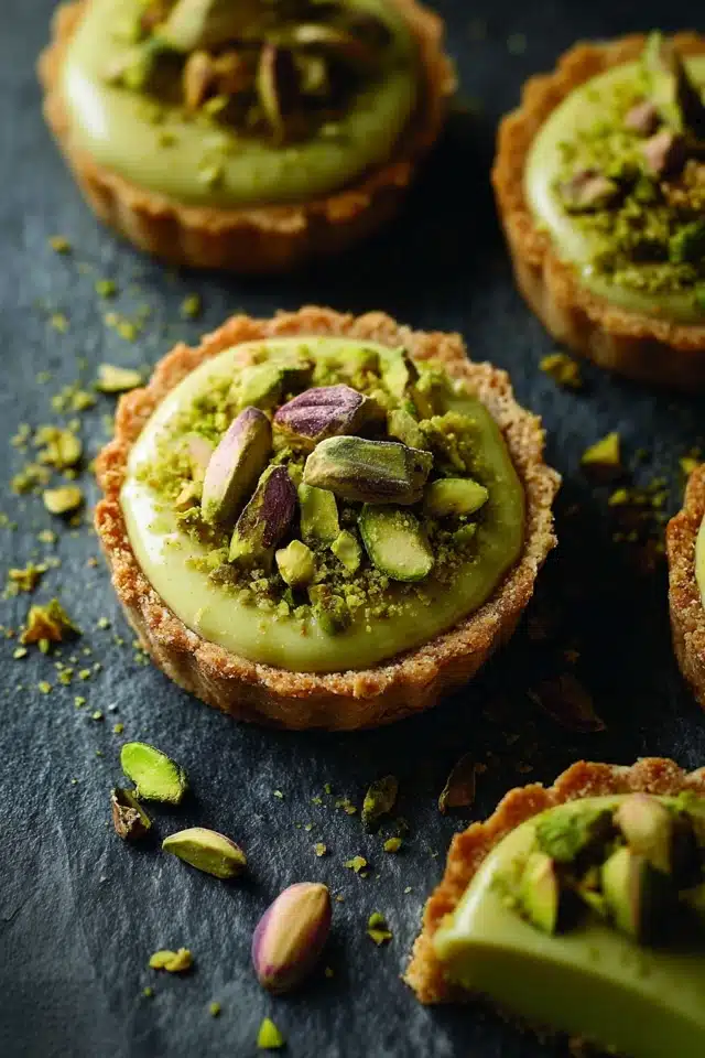 Mini Pistachio Tartlets 10 55 26