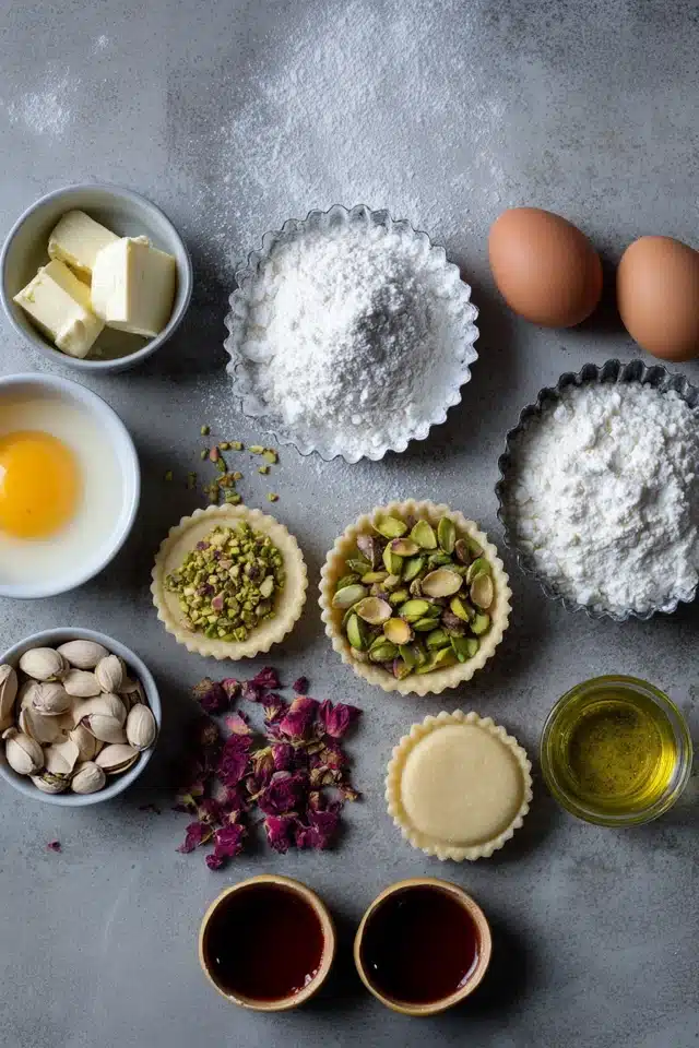 Mini Pistachio Tartlets 13 66 26