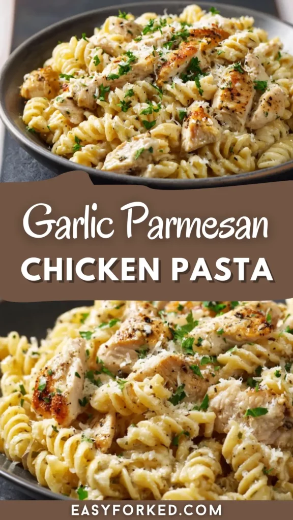Crockpot Garlic Parmesan Chicken Pasta 14 1 80