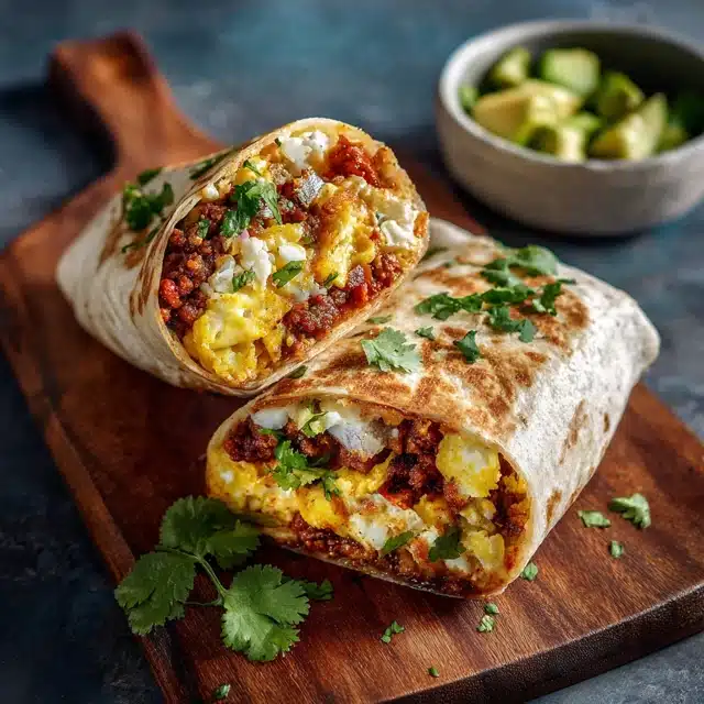 Chorizo Breakfast Burrito 15 22 54