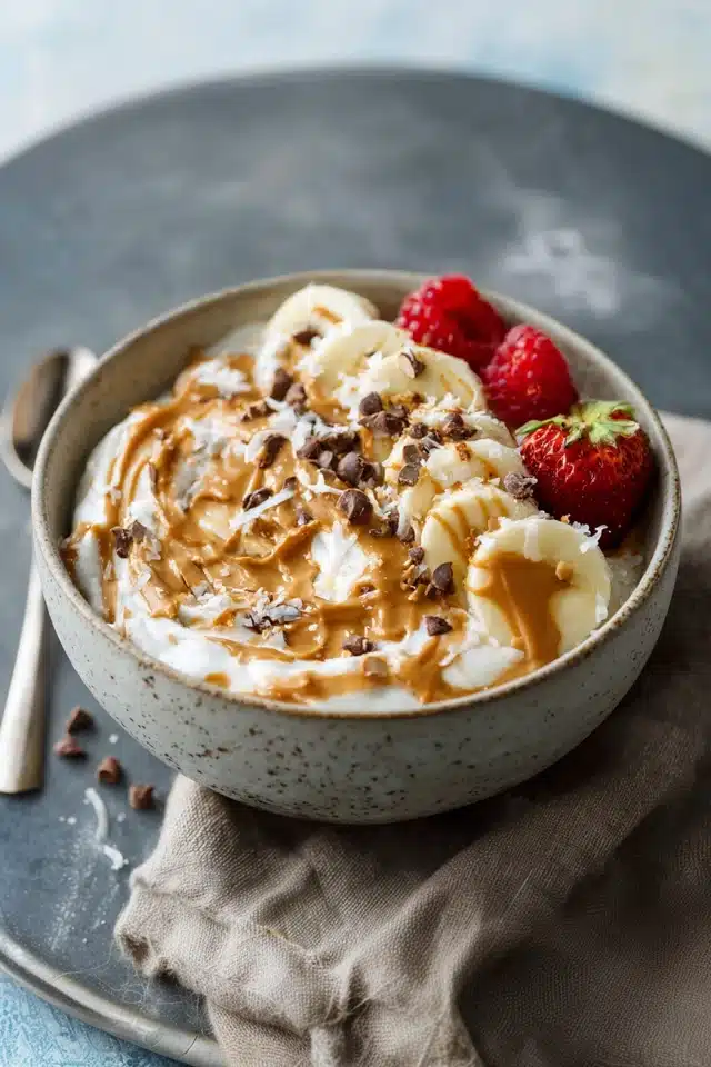Peanut Butter Yogurt Bowls & Pots 17 44 26