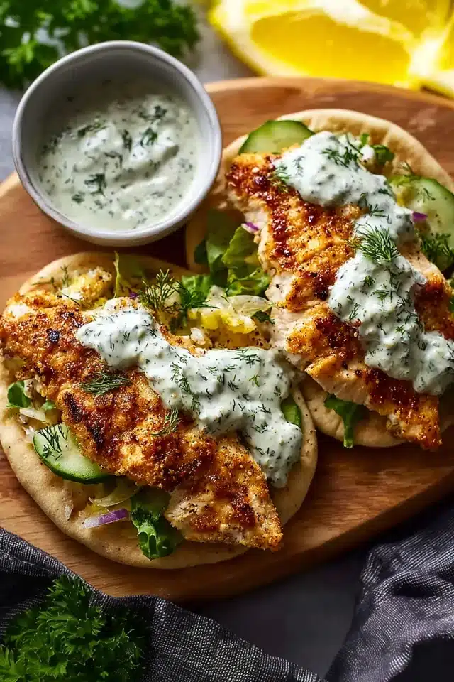 Sheet Pan Chicken Pitas with Herby Ranch 17 44 39