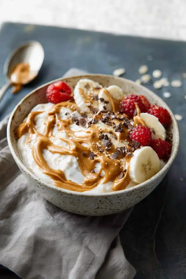 Peanut Butter Yogurt Bowls & Pots 10 55 25