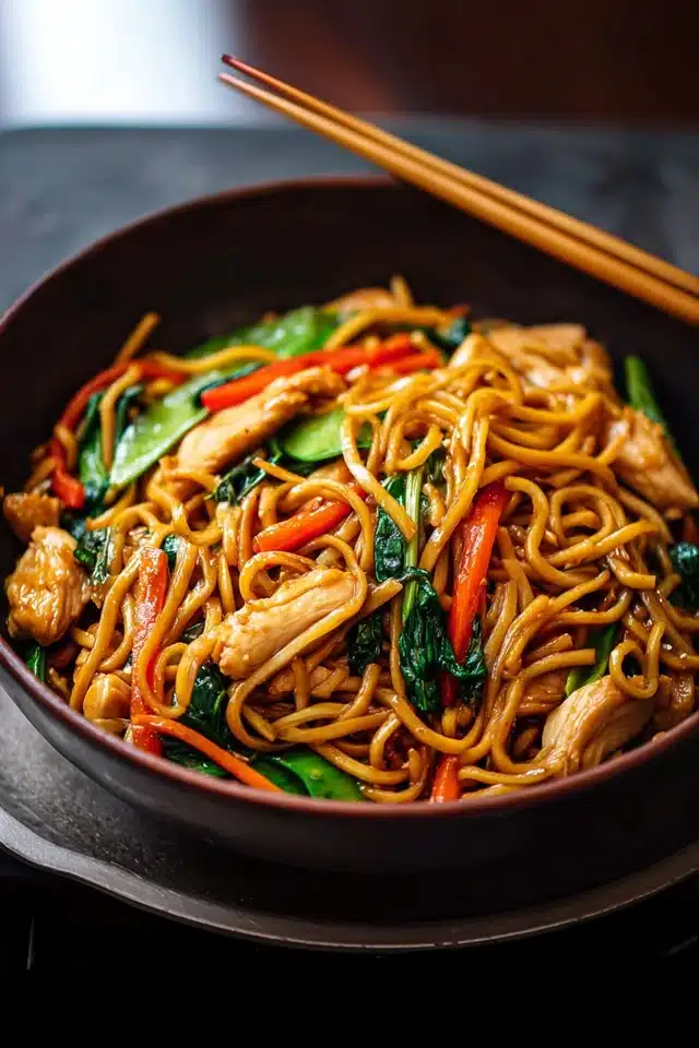 Delicious Chicken Lo Mein 10 55 28