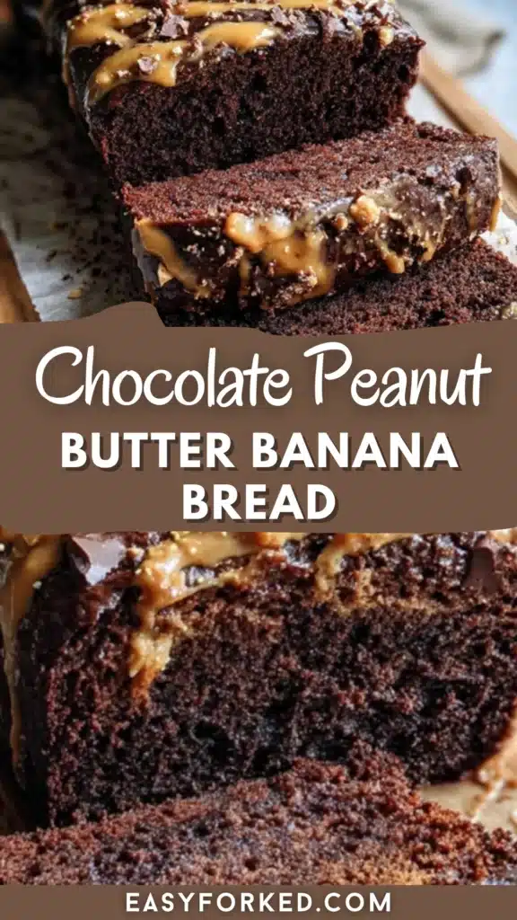 Chocolate Peanut Butter Banana Bread 14 1 37