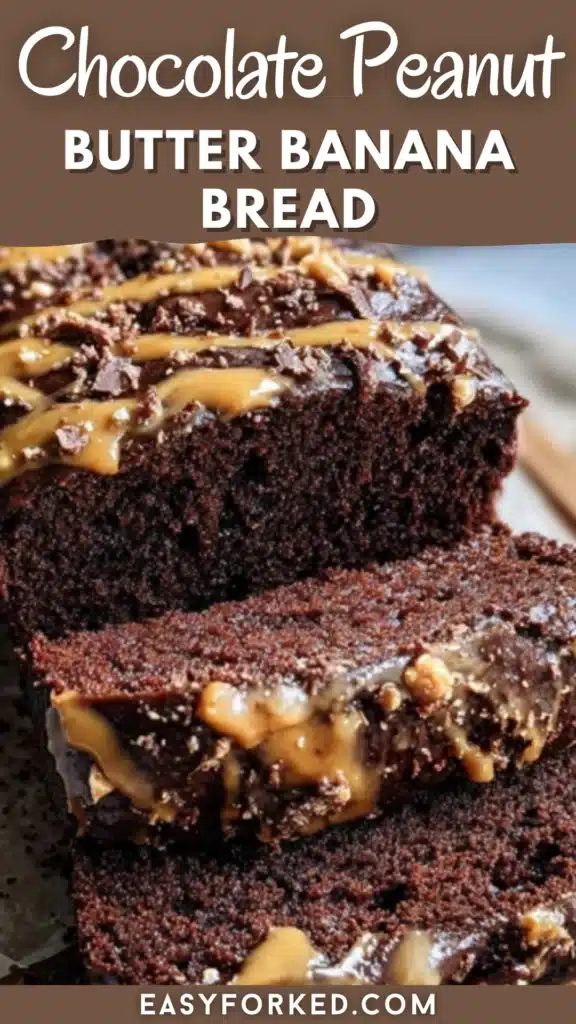 Chocolate Peanut Butter Banana Bread 16 2 38