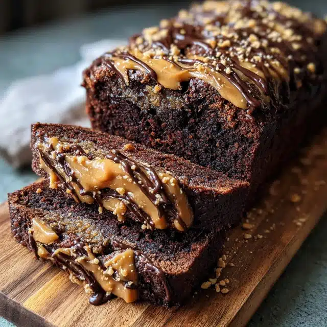 Chocolate Peanut Butter Banana Bread 15 22 37