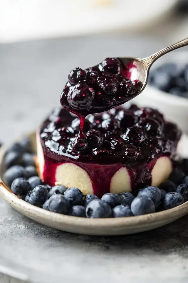 Homemade Blueberry Sauce 10 55 49