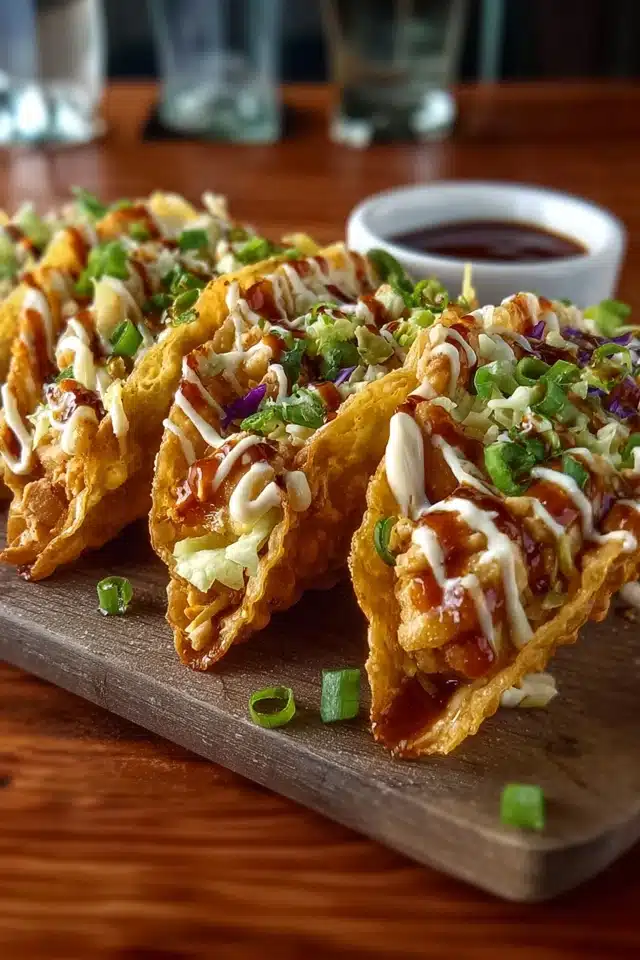 Applebee’s Chicken Wonton Tacos 8 55 61