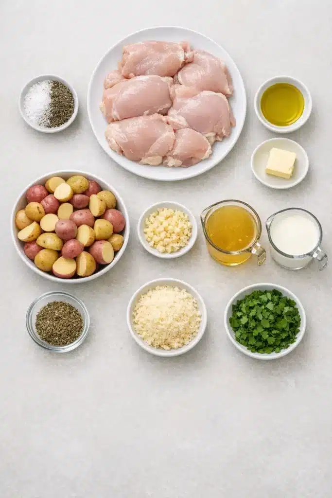 Creamy Garlic Chicken Potatoes 10 66 34