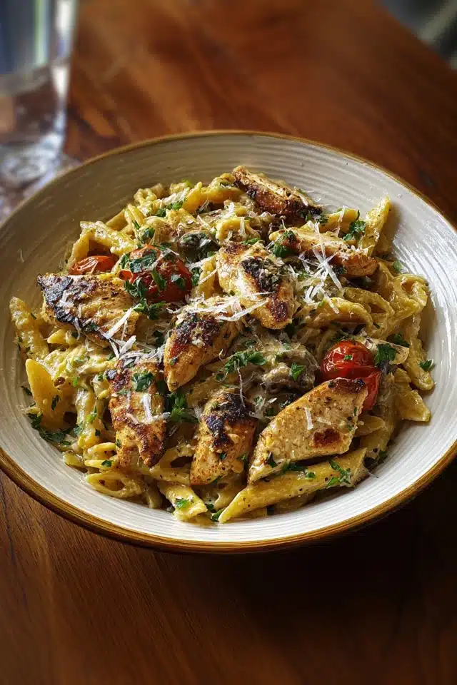 Creamy Pesto Chicken Pasta 13 44 4