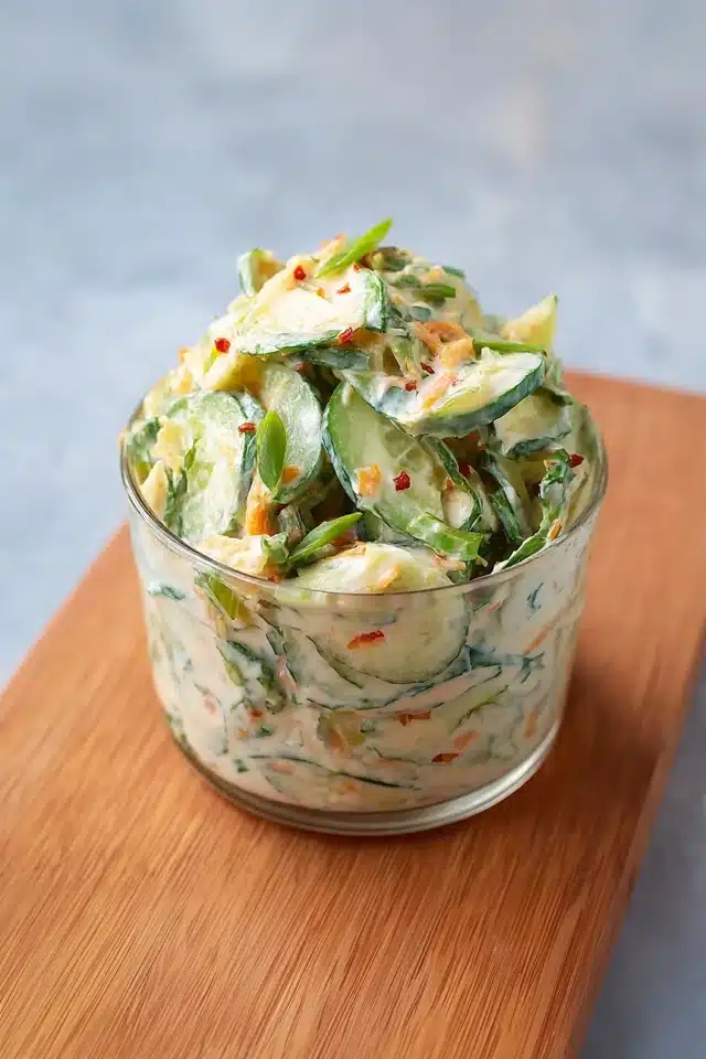 Creamy Asian Cucumber Salad Bowl 8 55 3