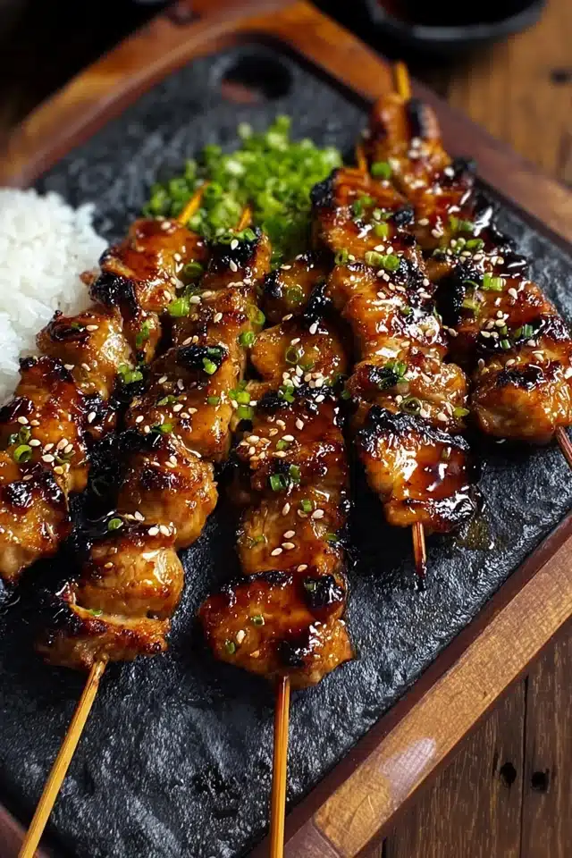 Japanese Chicken Yakitori 8 55